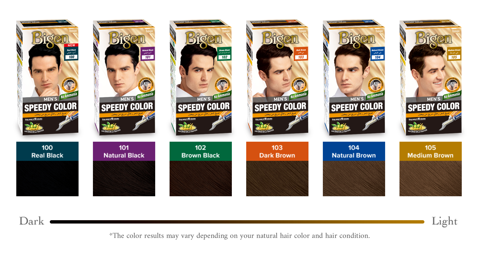 Bigen Men's SPEEDY COLOR Hoyu A PREMIER HAIR COLORING COMPANY