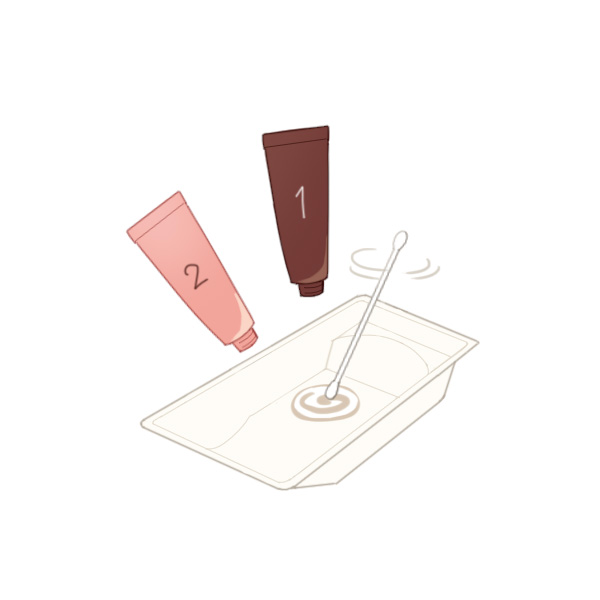 Illustration of a patch test